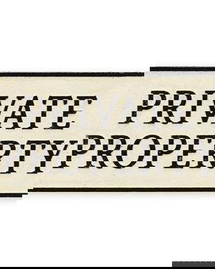 Placheta decorativa "Proprietate Privata"