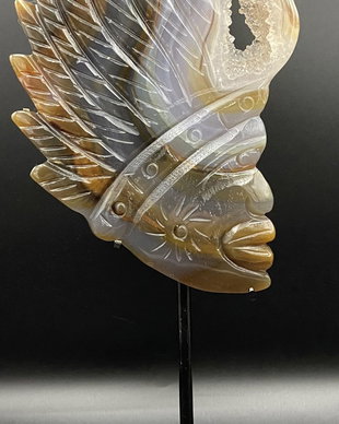 Agat Natural - Sculptura indian piatra semipretioasa