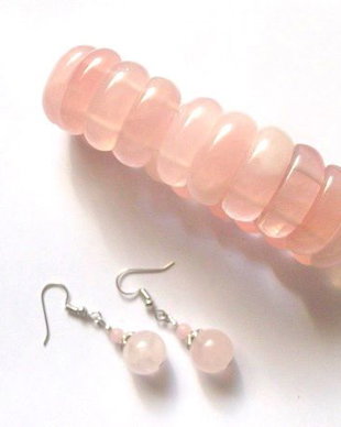 set bijuterii cu cuart roz 47030