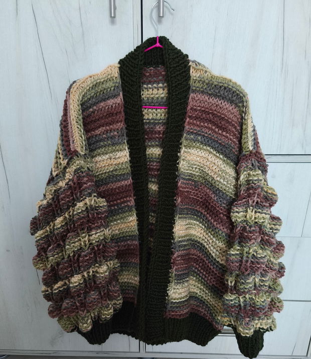 Cardigan cu kaki