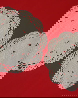 Set 2 mileluri cu broderie si dantela