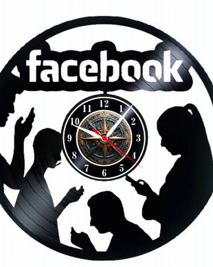 FACEBOOK- ceas de perete