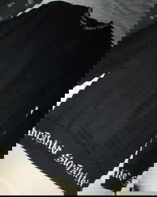 bluza neagra Pull and Bear M