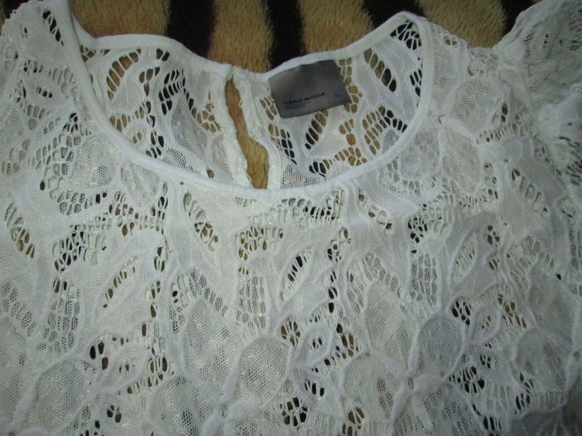 bluza alba eleganta L/M