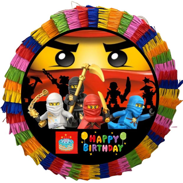 Pinata Aniversari Copii, 35 cm, model NinjaGO