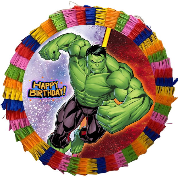 Pinata Aniversari Copii, 35 cm, model Hulk