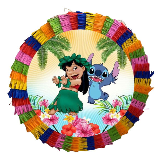 Pinata Aniversari Copii, 35 cm, model Lilo si Stitch