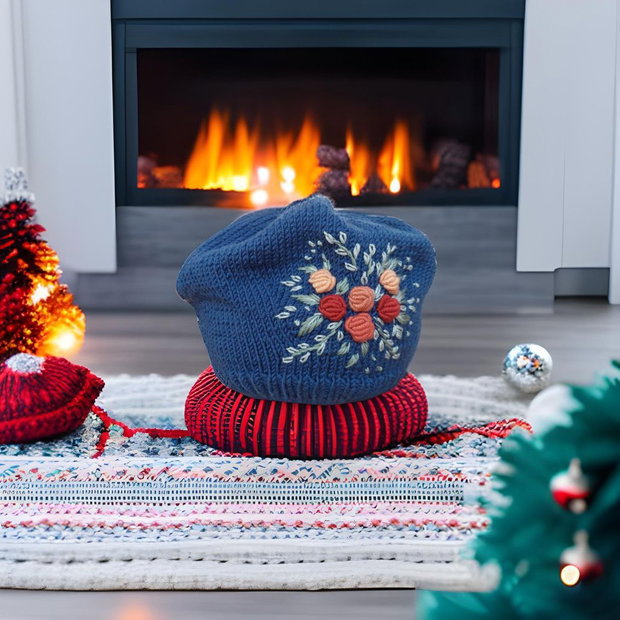 Căciulă copii handmade