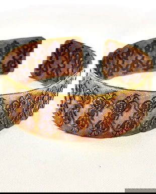 bratara vintage alama cu model filigranat