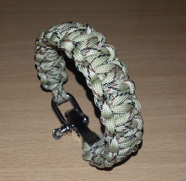 Set paracord roșu brățară și breloc