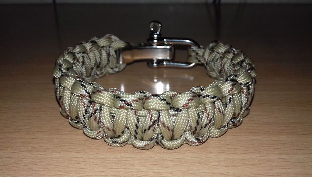 Set paracord roșu brățară și breloc