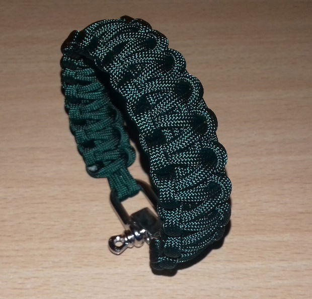 Set paracord roșu brățară și breloc