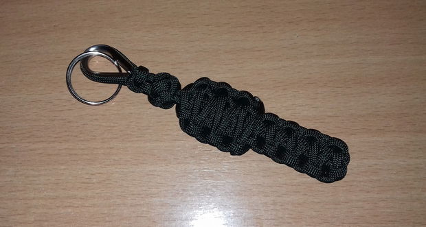 Set paracord roșu brățară și breloc