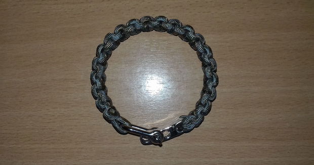 Set paracord roșu brățară și breloc