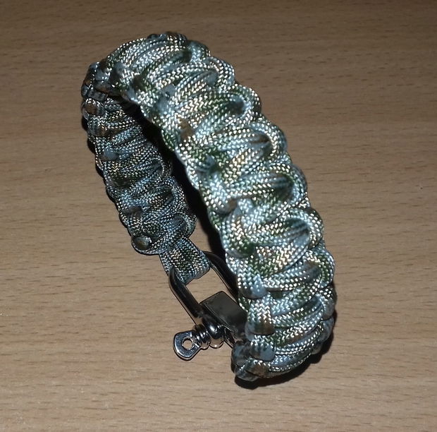 Set paracord roșu brățară și breloc