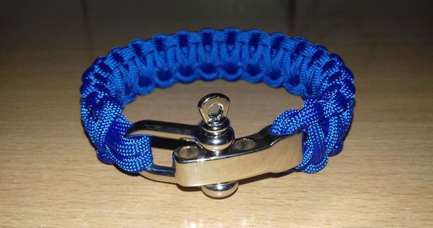 Set paracord roșu brățară și breloc