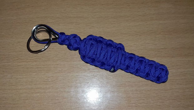 Set paracord roșu brățară și breloc