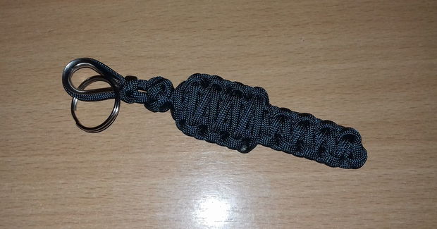 Set paracord roșu brățară și breloc