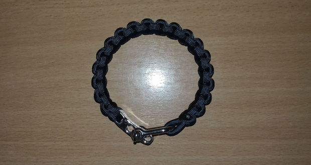 Set paracord roșu brățară și breloc