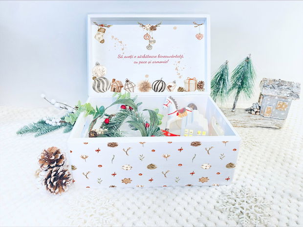 Cutie Amintiri Craciun Personalizata - Cozy Christmas