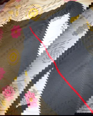 salopeta albastra bumbac dame M