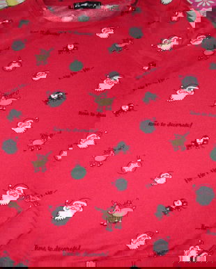 bluza rosie simpatica FB Sisters M