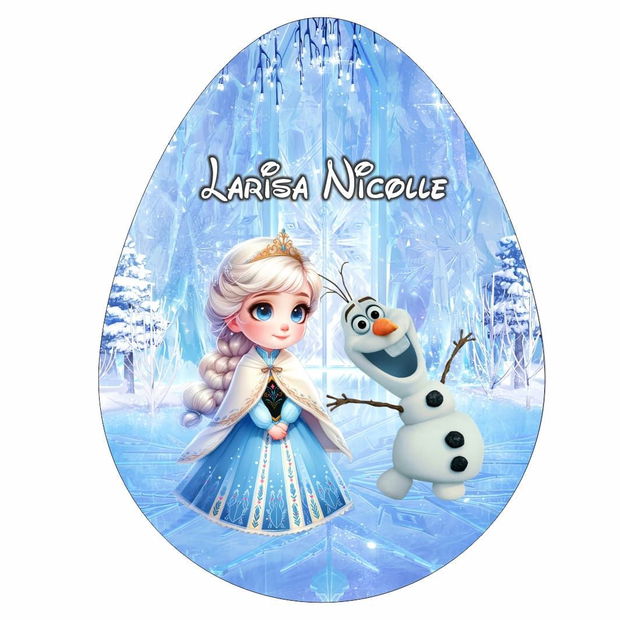 Cutie cadou de Craciun Ou Kinder Surprise, Personalizata, Lemn, Multicolor, CCDB049