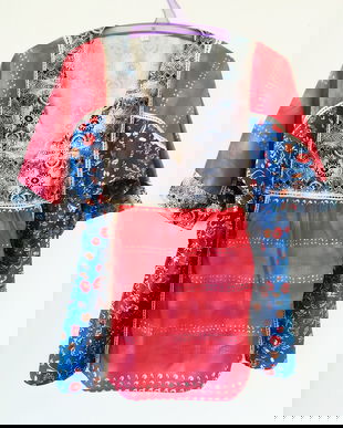 bluza boho cu flori , L