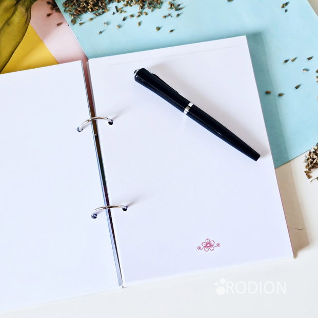 Agenda cadre didactice personalizata cu nume pictata manual