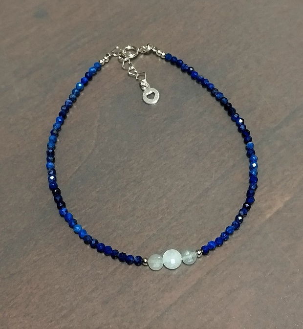 Lapis  lazuli si acvamarin