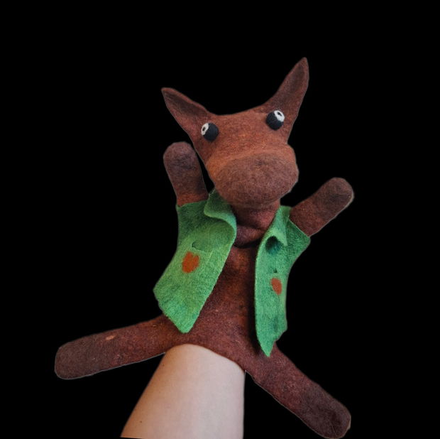 Marionetă din lănă/Hand Puppet from wool