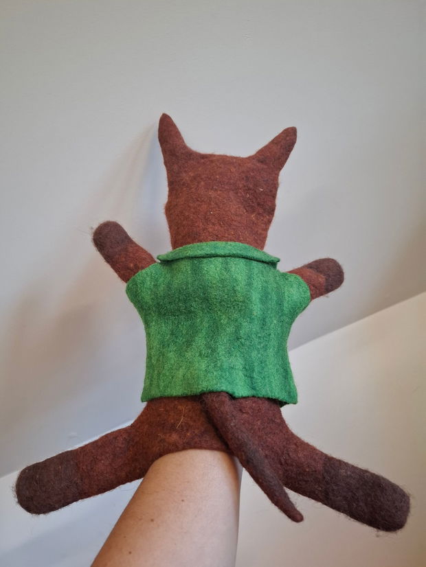 Marionetă din lănă/Hand Puppet from wool