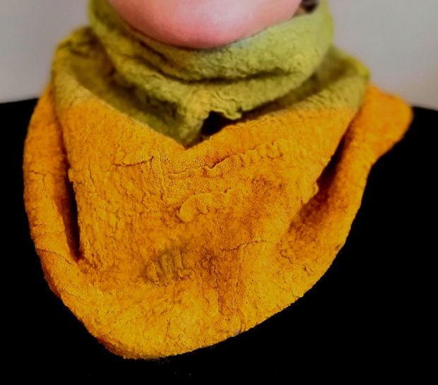 Fular Merinos Tube/Felted Scarf