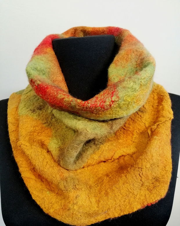 Fular Merinos Tube/Felted Scarf