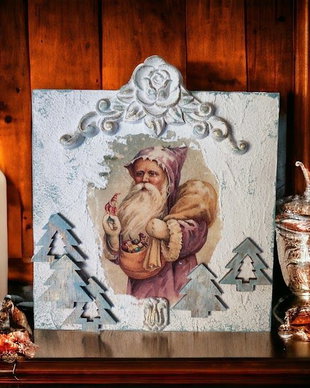 Vintage Christmas-Tablou