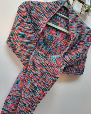 Fular  triunghiular multicolor