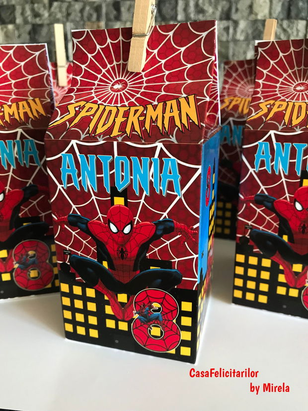 Set toppere tort Spiderman