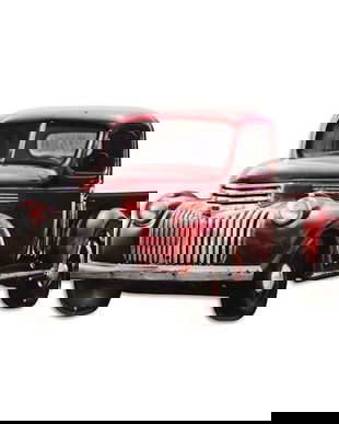 Decoratiune metalica camioneta