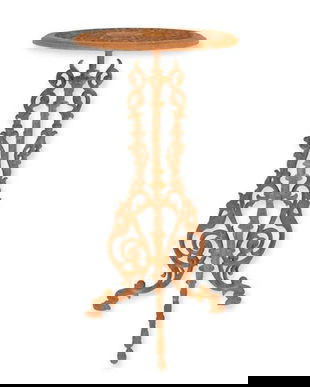 Masă de plante din fonta antik rusty