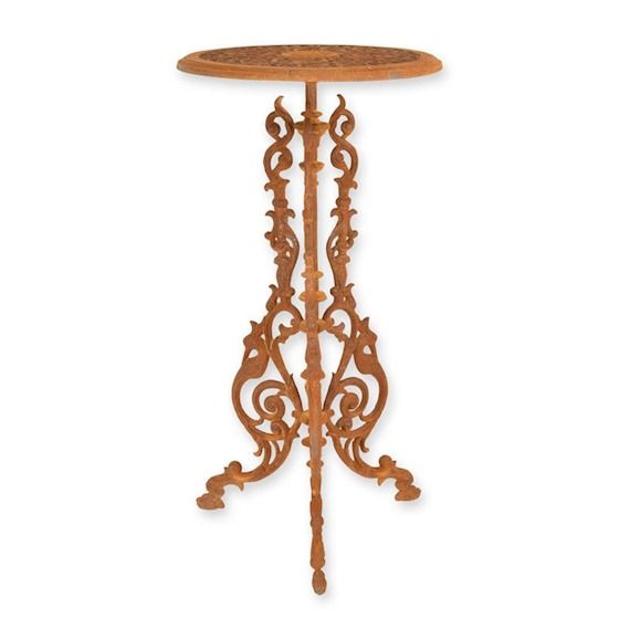 Masă de plante din fonta antik rusty