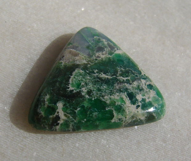 Cabochon variscit aprox 26x25x5 mm