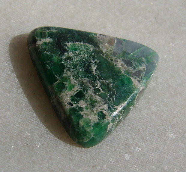 Cabochon variscit aprox 26x25x5 mm