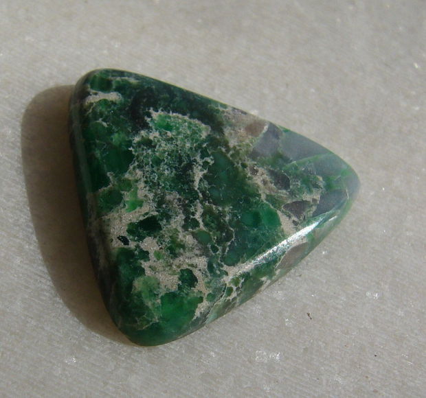 Cabochon variscit aprox 26x25x5 mm