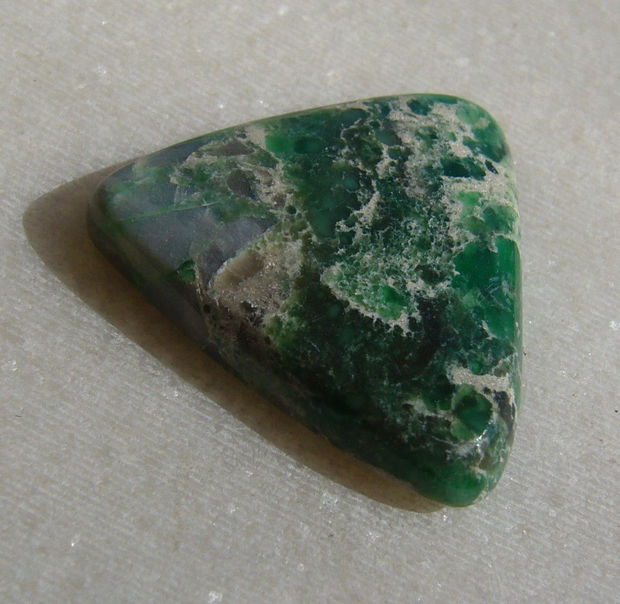 Cabochon variscit aprox 26x25x5 mm