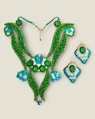 Set "albastrele in iarbă"