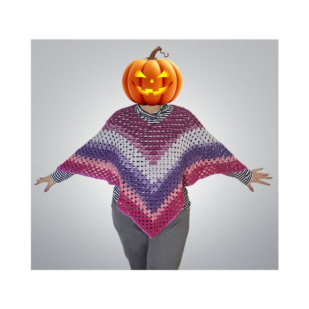 Poncho granny square