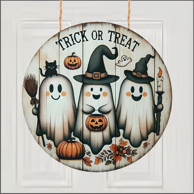 Decoratiune de Halloween, Happy Halloween, Multicolor, 40×40 cm, DH099