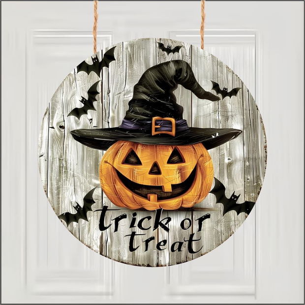 Decoratiune de Halloween, Happy Halloween, Multicolor, 40×40 cm, DH108