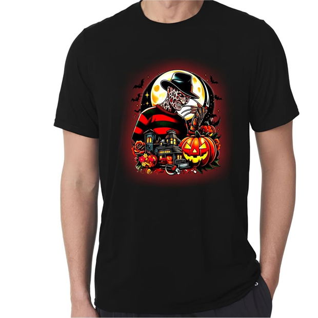 Tricou De Halloween, Barbati, Negru, THC32