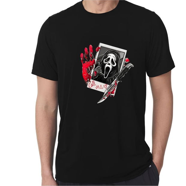 Tricou De Halloween, Barbati, Negru, THC38